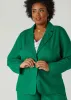 Linen Blend Blazer sold by Ashley Stewart