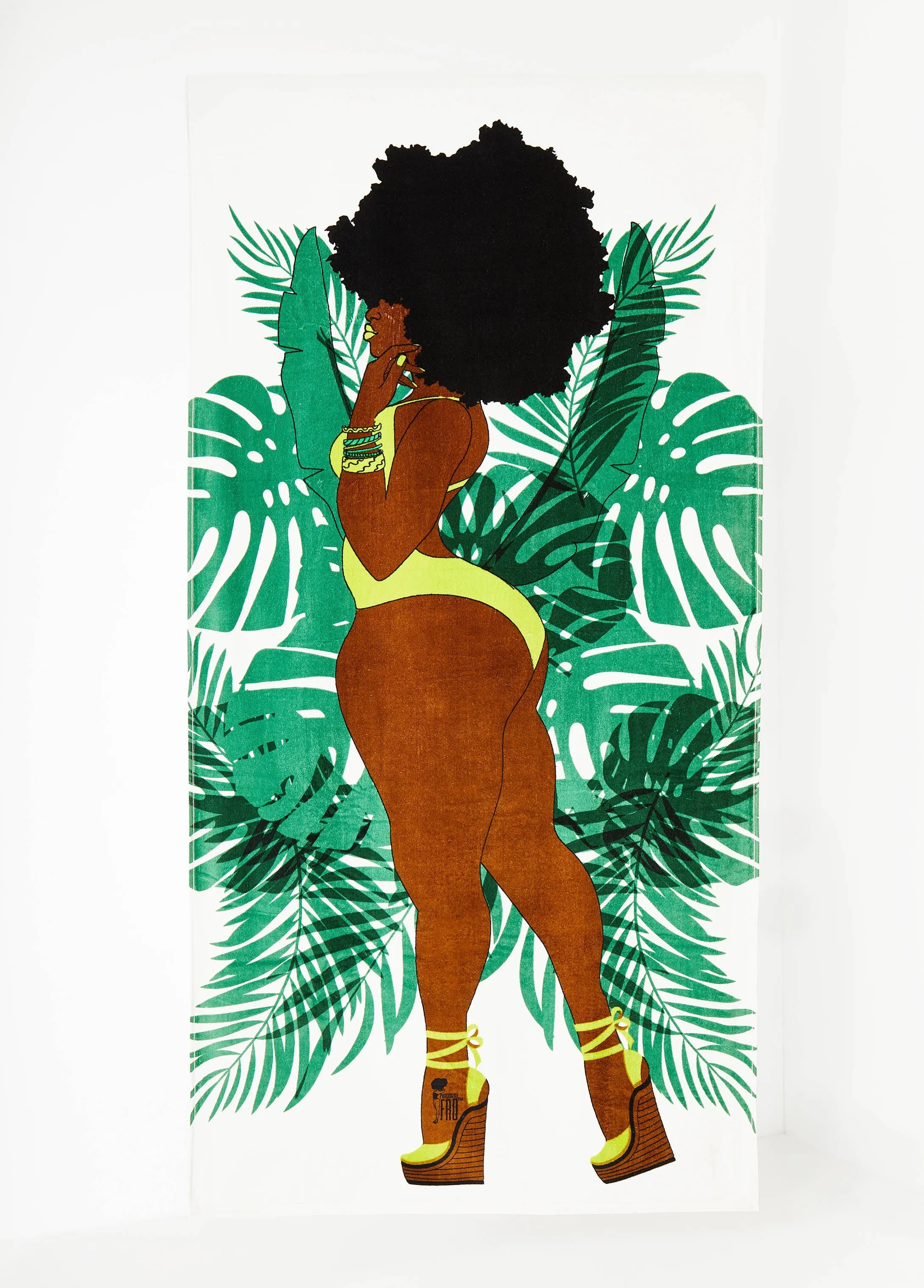 Pardon My Fro™ June Beach Towel sold by Ashley Stewart