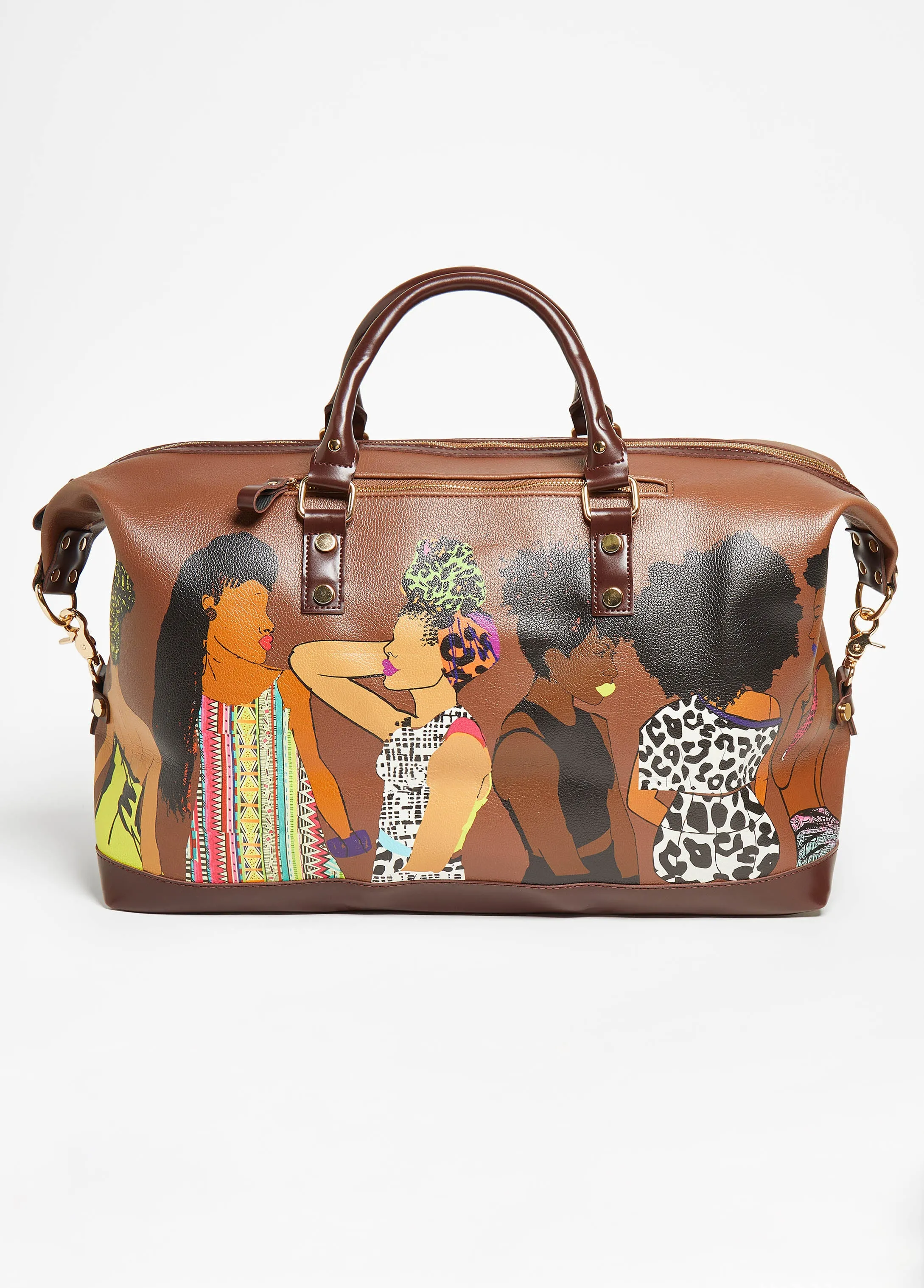 Pardon My Fro™ Squad Travel Bag sold by Ashley Stewart product image thumbnail 2