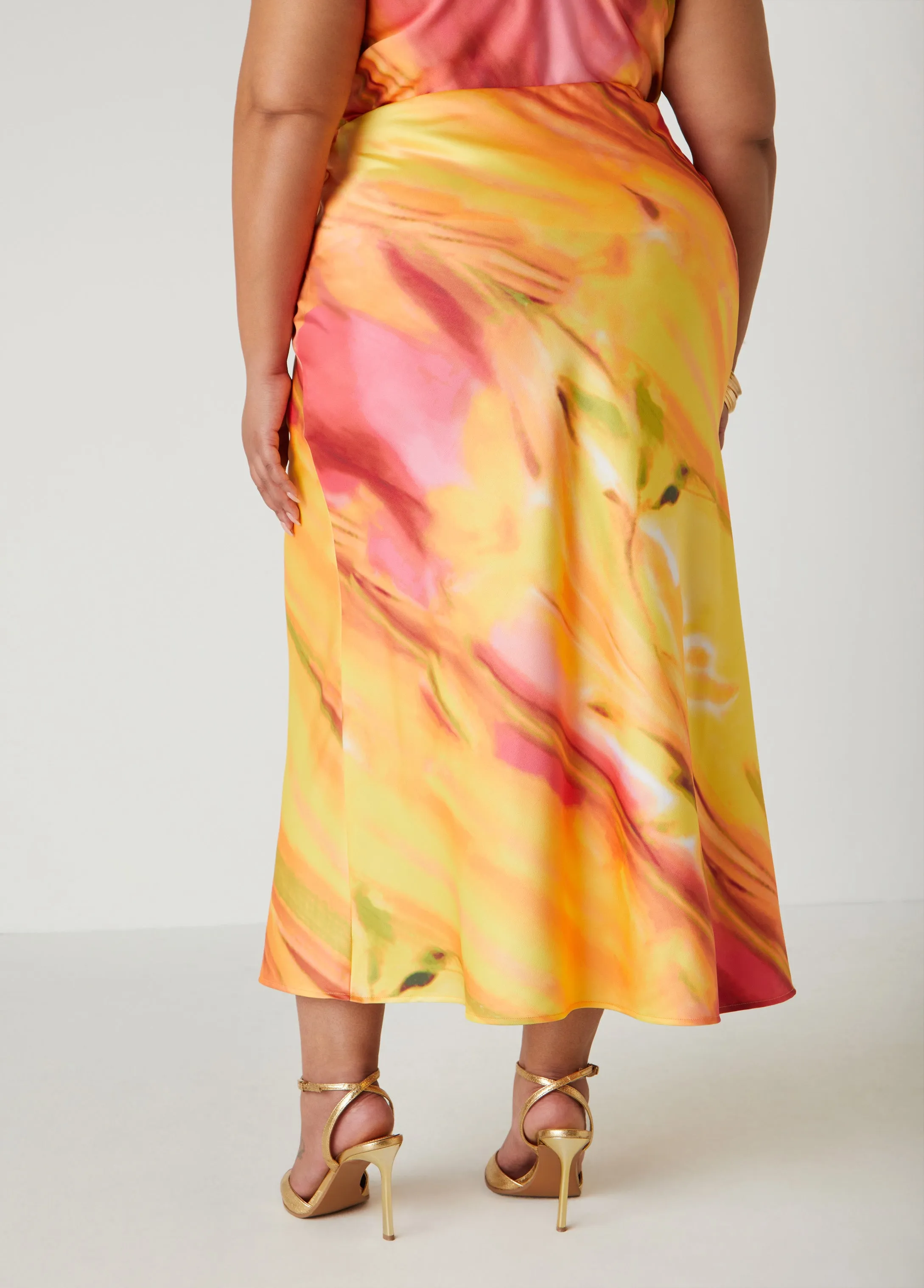 Tie Dyed Maxi Skirt sold by Ashley Stewart product image thumbnail 2