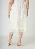 Floral Applique Embroidered Skirt sold by Ashley Stewart