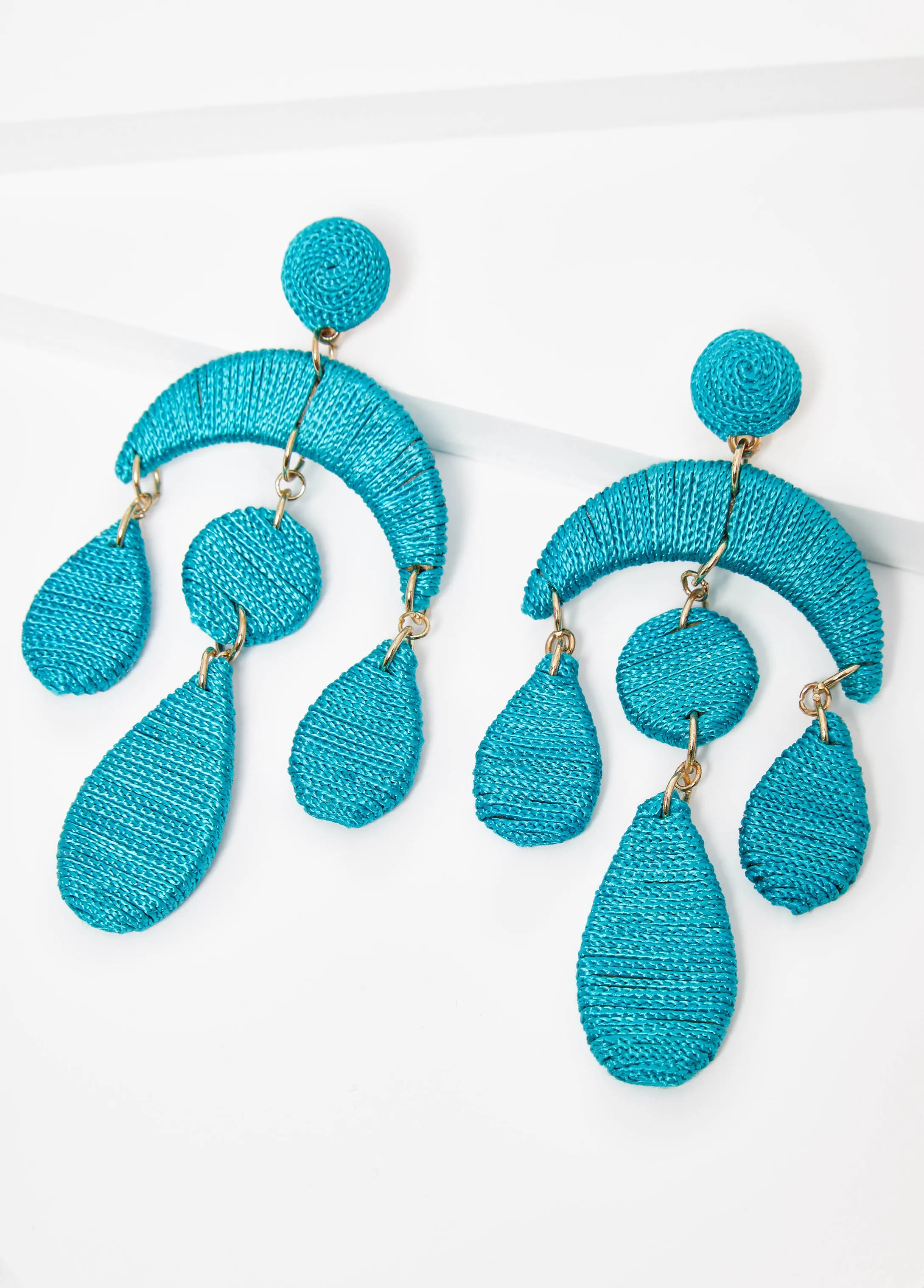 Wrapped Dangle Earrings sold by Ashley Stewart product image thumbnail 2