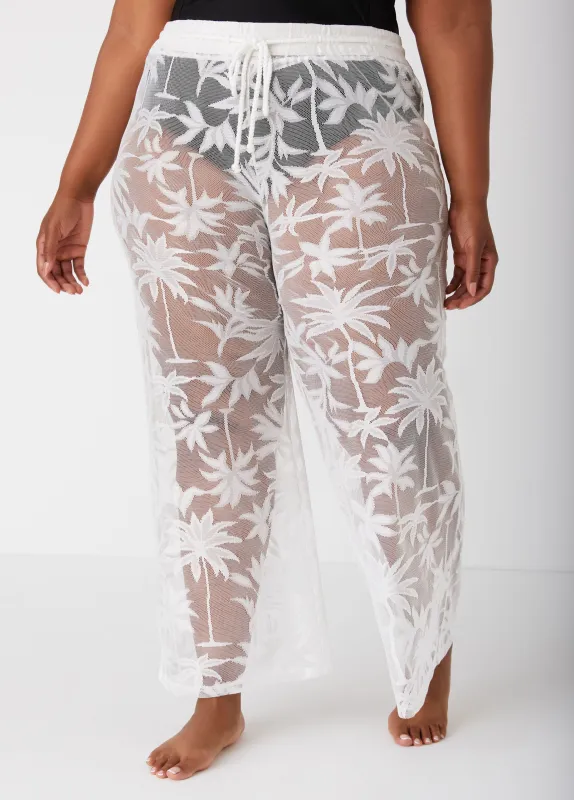 Beach Break Cover Up Mesh Pants sold by Ashley Stewart