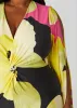 Drama Sleeved Floral Dress sold by Ashley Stewart