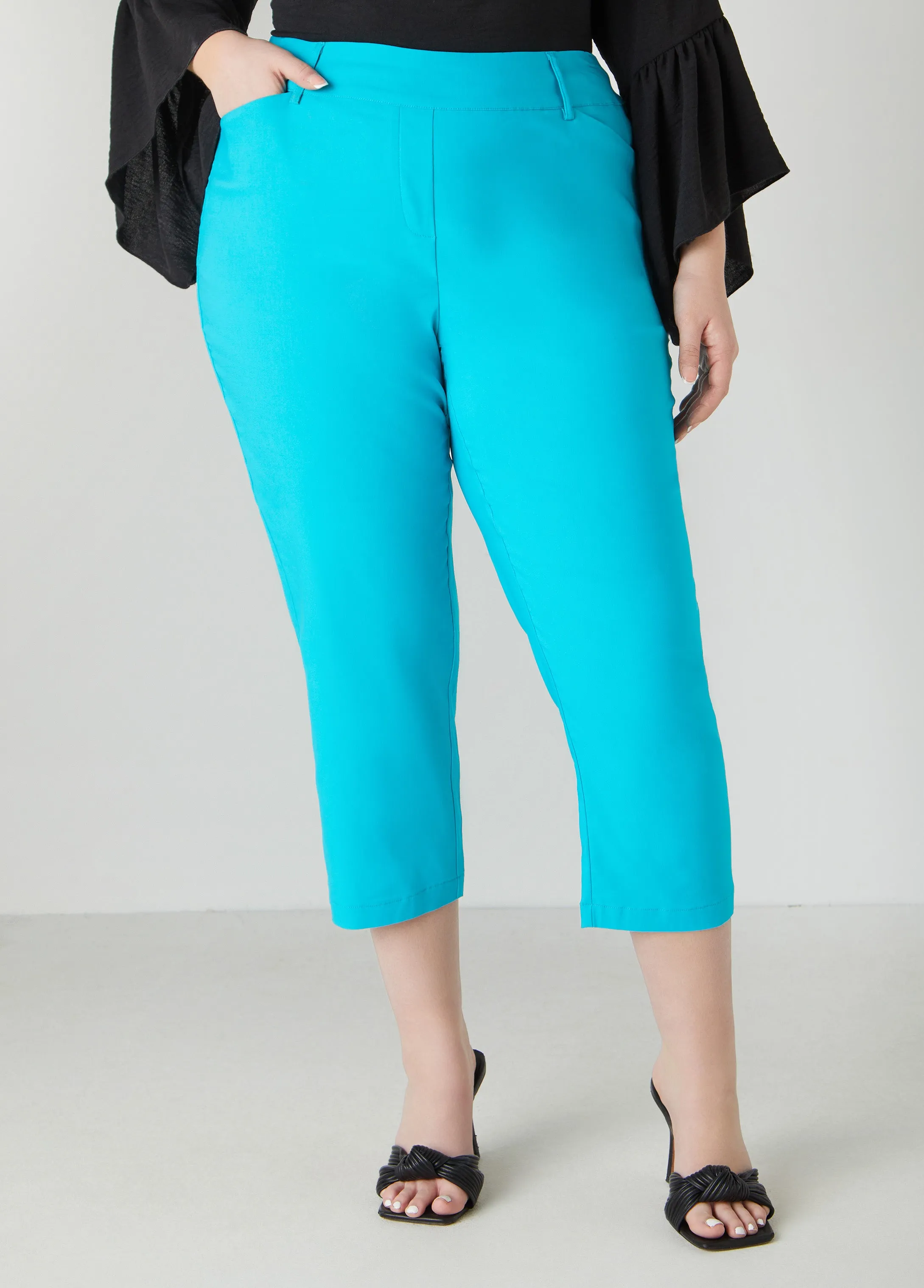 25 In Inseam Millennium Cropped Pants sold by Ashley Stewart