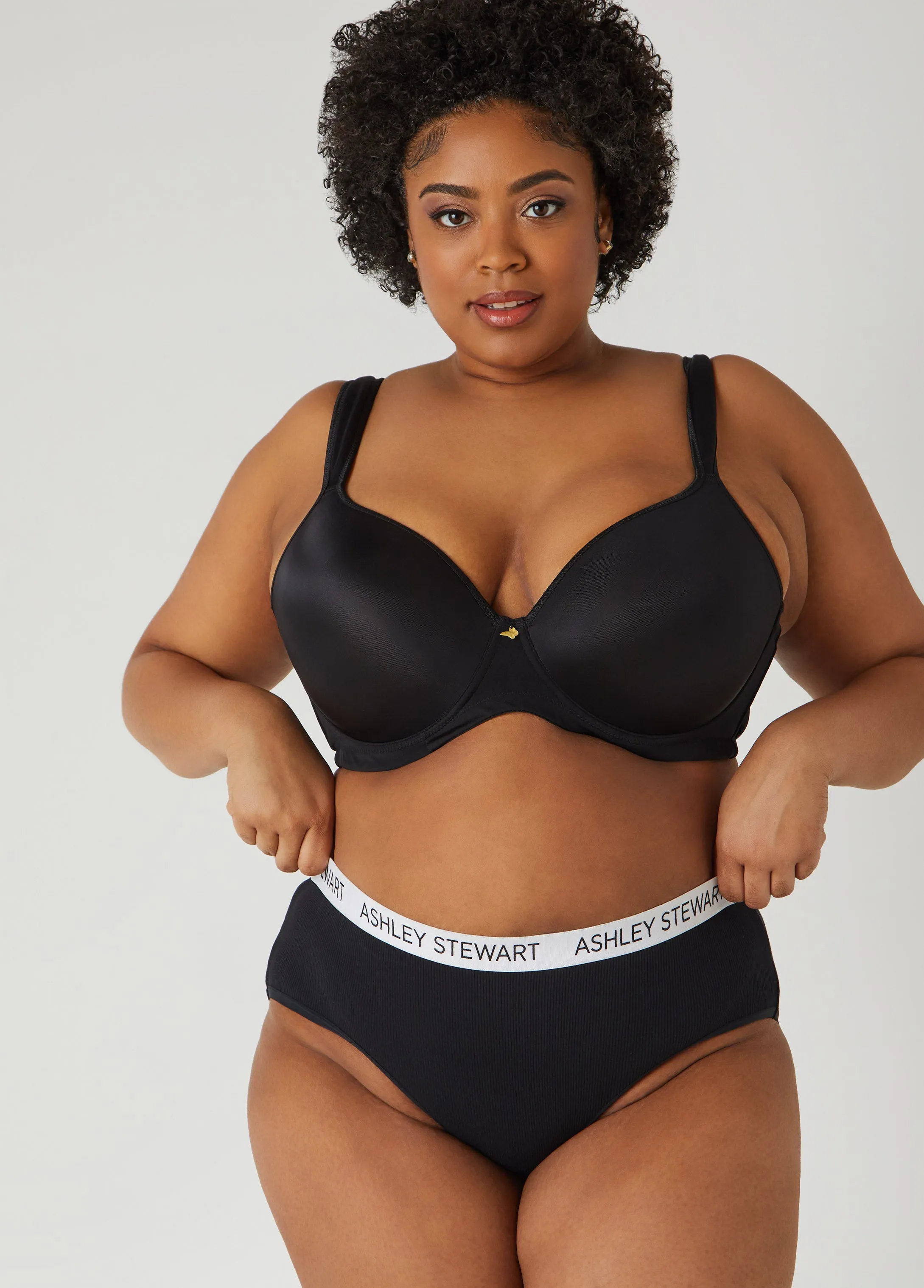 Ribbed Hipster Panty sold by Ashley Stewart product image thumbnail 5