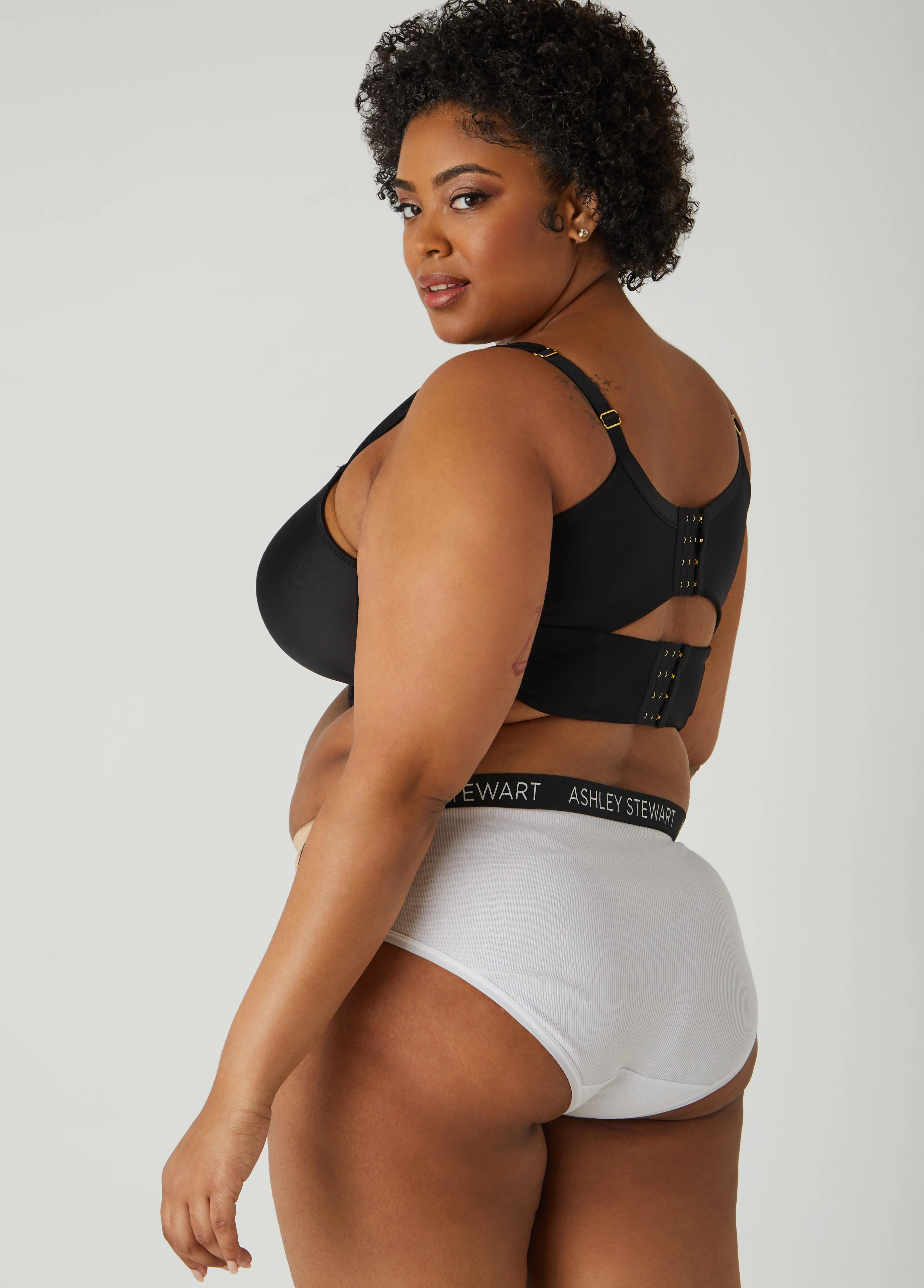 Ribbed Hipster Panty sold by Ashley Stewart product image thumbnail 2