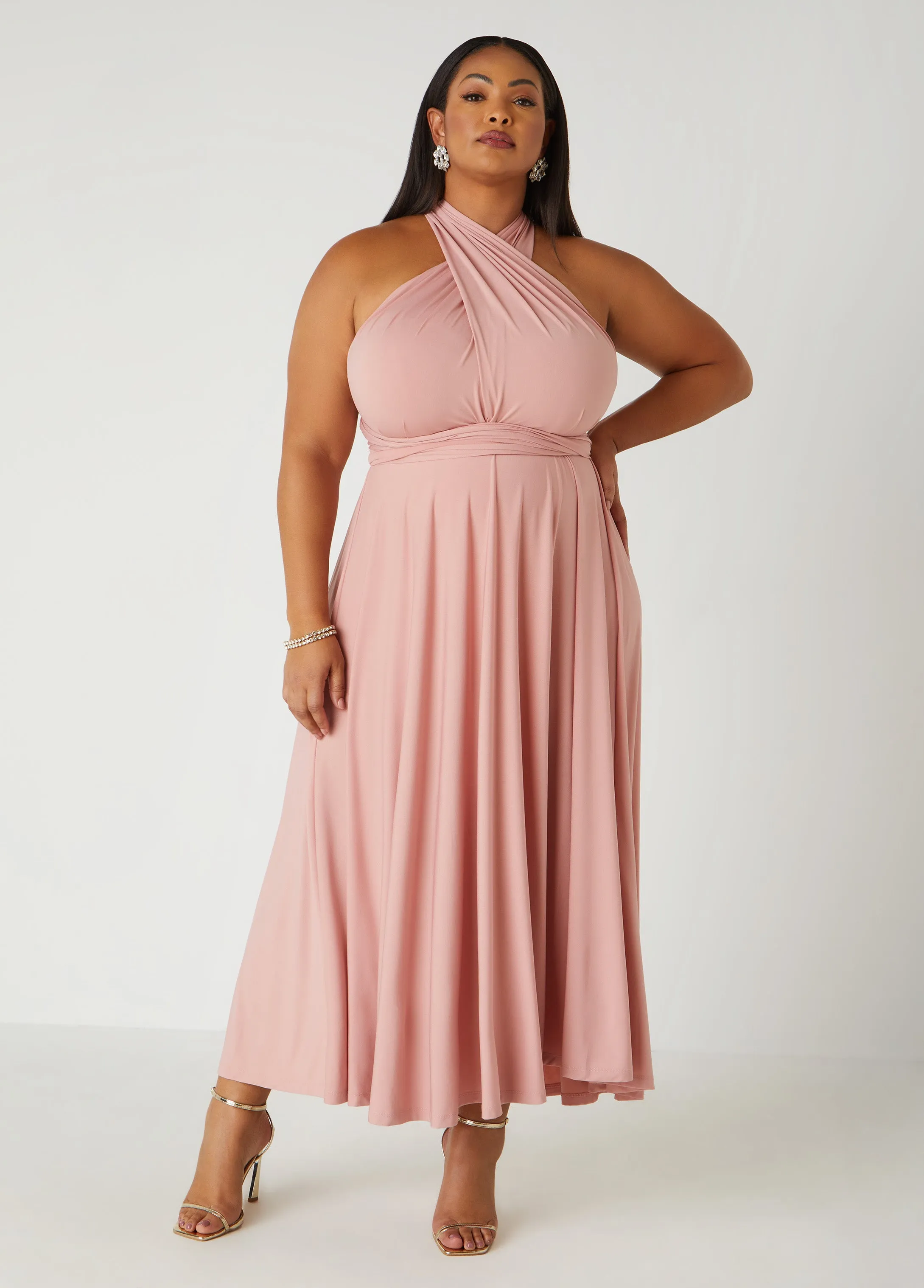 Multi-Way Maxi Dress sold by Ashley Stewart product image thumbnail 3