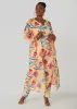 Abstract Print Duster sold by Ashley Stewart