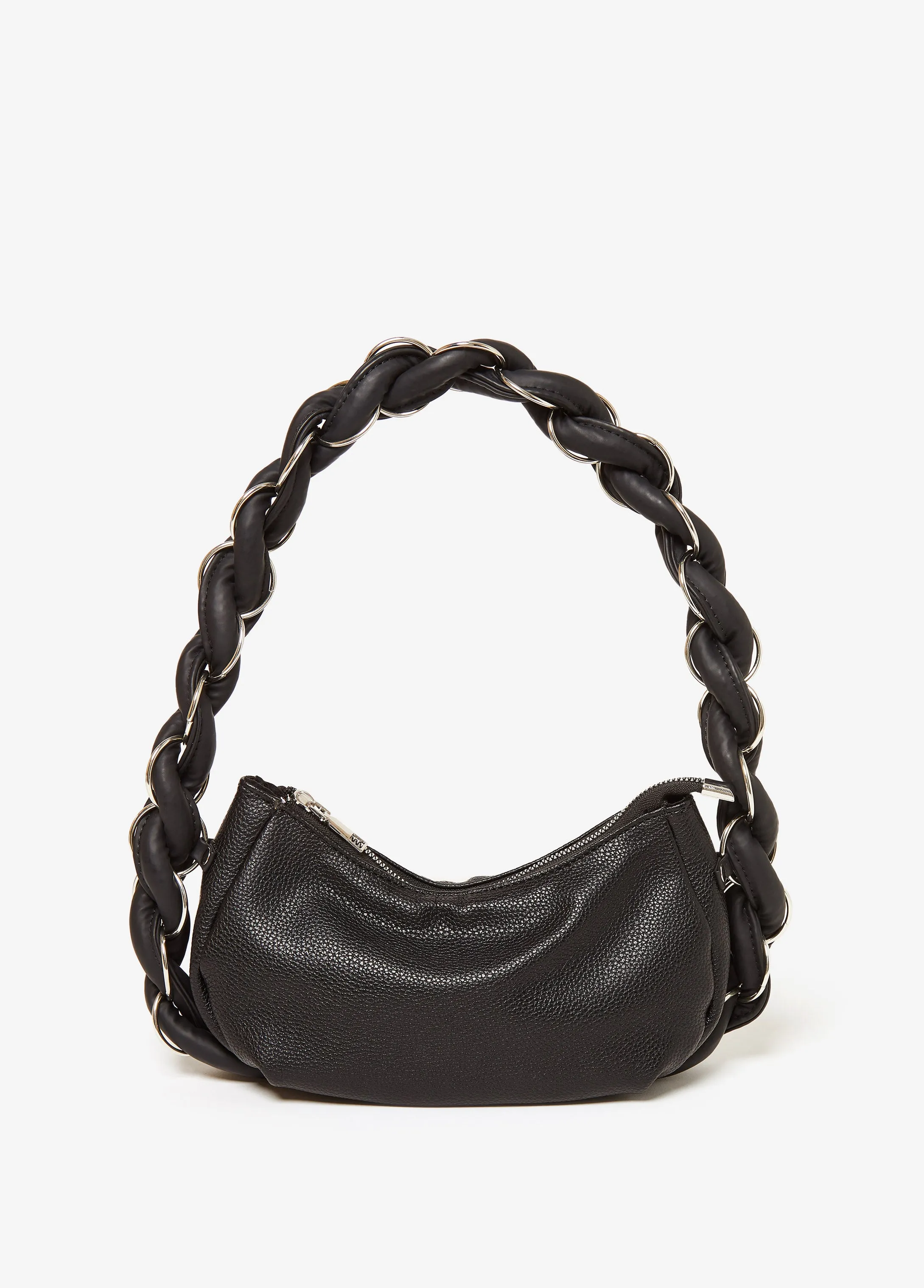 Twisted Pebbled Faux Leather Bag sold by Ashley Stewart product image thumbnail 2
