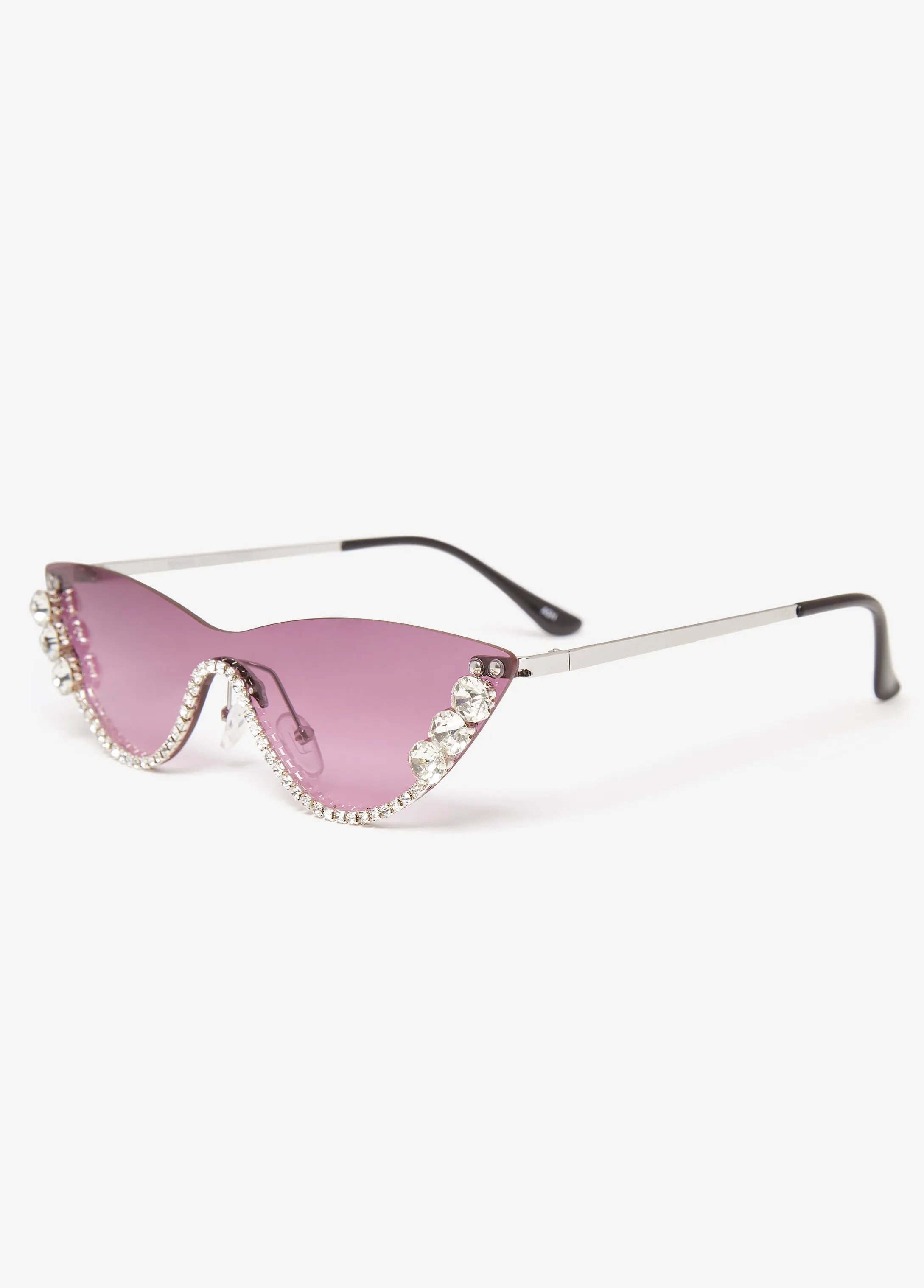 Crystal Cat Eye Sunglasses sold by Ashley Stewart product image thumbnail 2