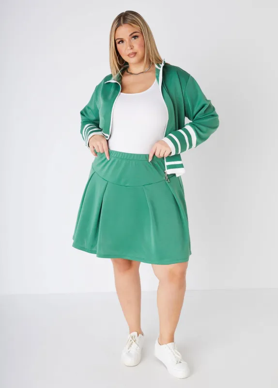 Pleated Tennis Skort sold by Ashley Stewart