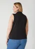 Gathered Faux Wrap Top sold by Ashley Stewart