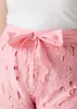 Belted Floral Lace Shorts sold by Ashley Stewart