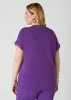 Sequined Metallic Jersey Tee sold by Ashley Stewart