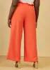 Gathered Straight Leg Pants sold by Ashley Stewart