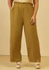 Gathered Straight Leg Pants sold by Ashley Stewart