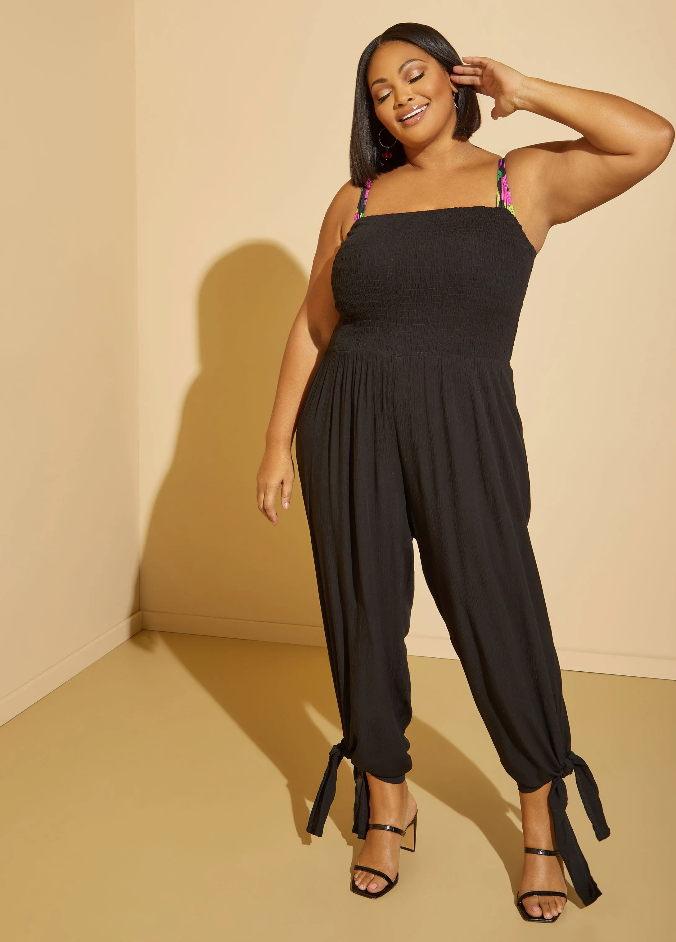Strapless Cover Up Jumpsuit sold by Ashley Stewart