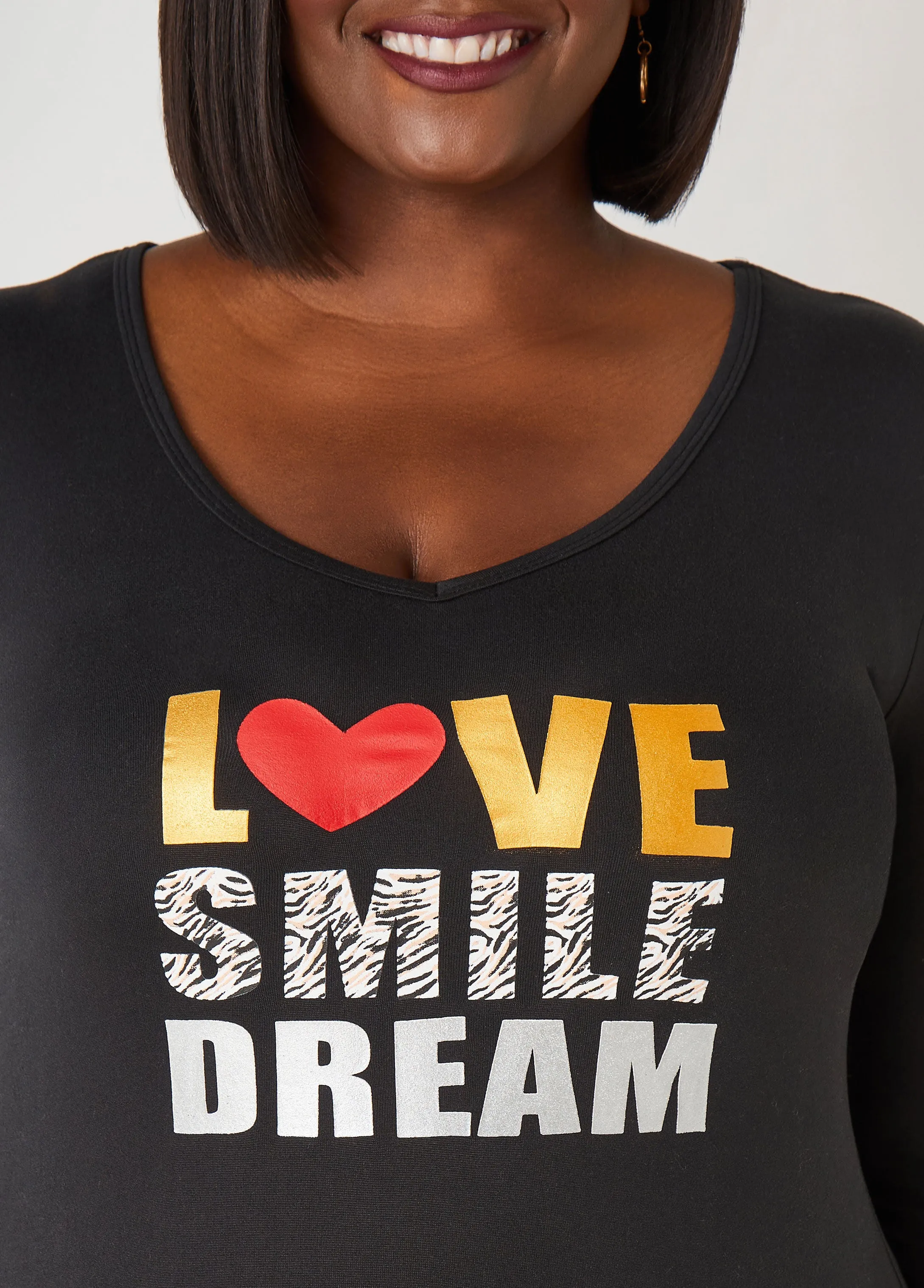 Love To Sleep Dream Pajama Set sold by Ashley Stewart product image thumbnail 4