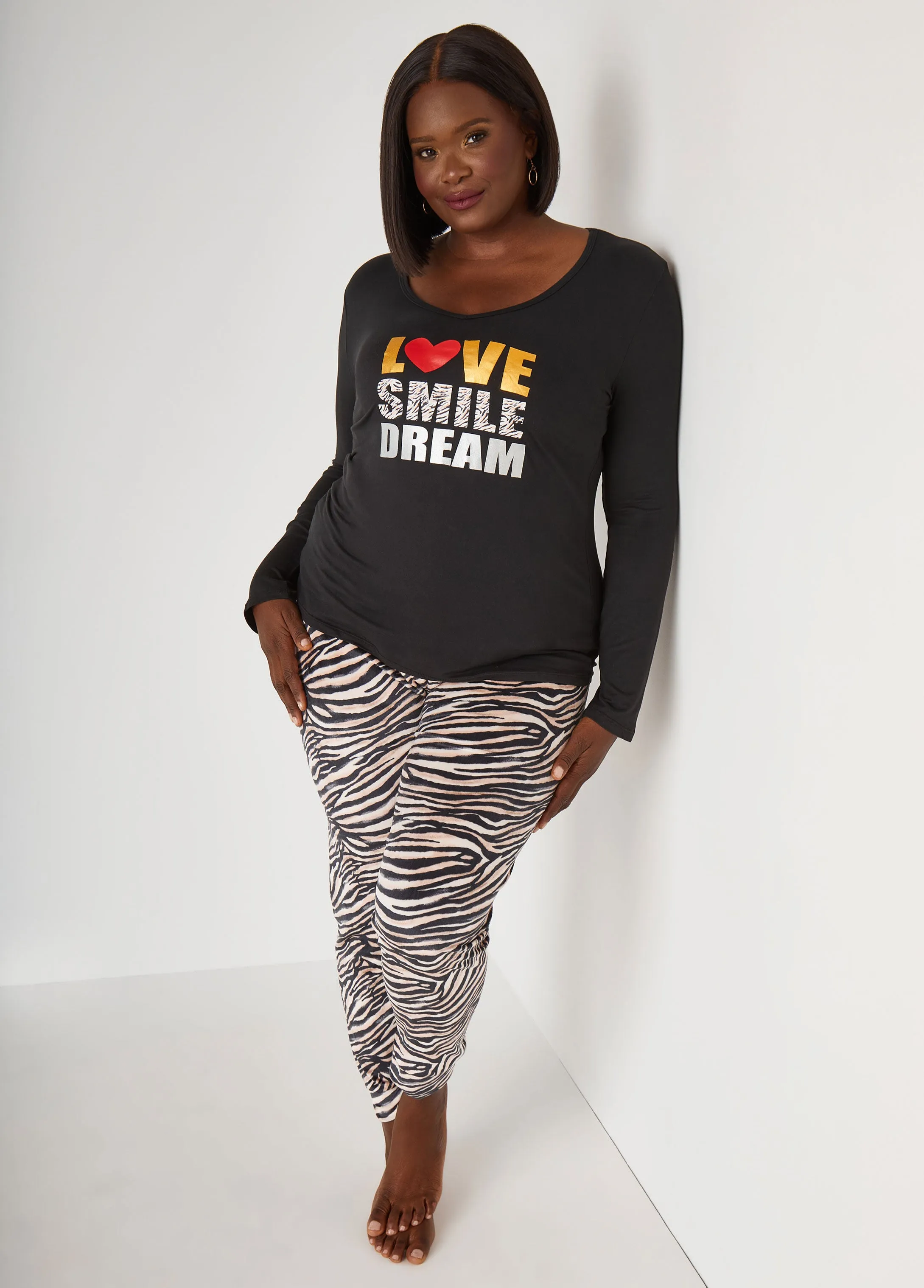 Love To Sleep Dream Pajama Set sold by Ashley Stewart