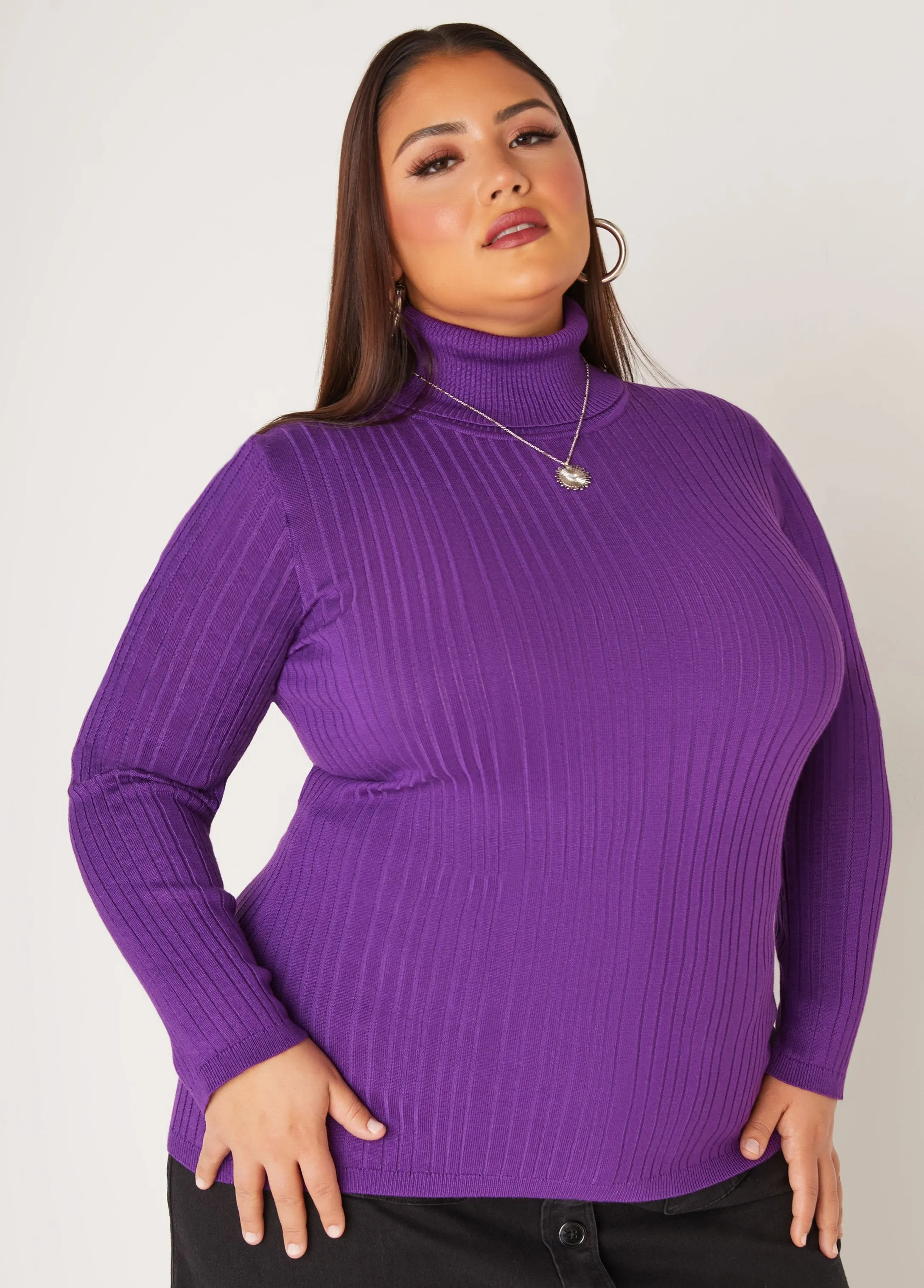Turtleneck Pullover Sweater sold by Ashley Stewart