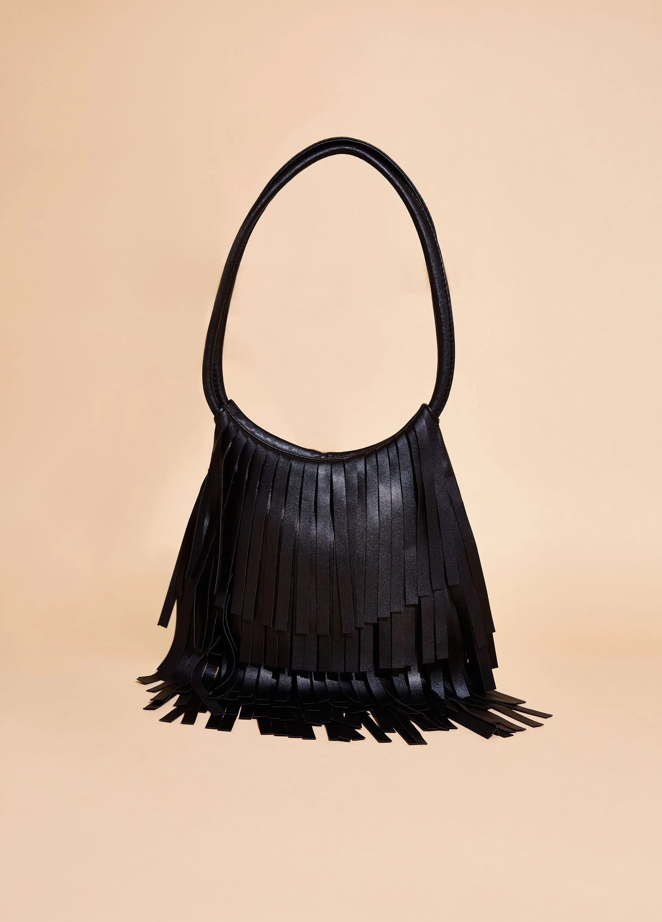 Faux Leather Fringed Bag sold by Ashley Stewart product image thumbnail 2