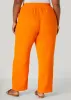Textured Cotton Gauze Pants sold by Ashley Stewart