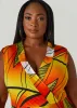 Tropical Faux Wrap Maxi Dress sold by Ashley Stewart
