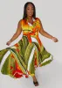 Tropical Faux Wrap Maxi Dress sold by Ashley Stewart