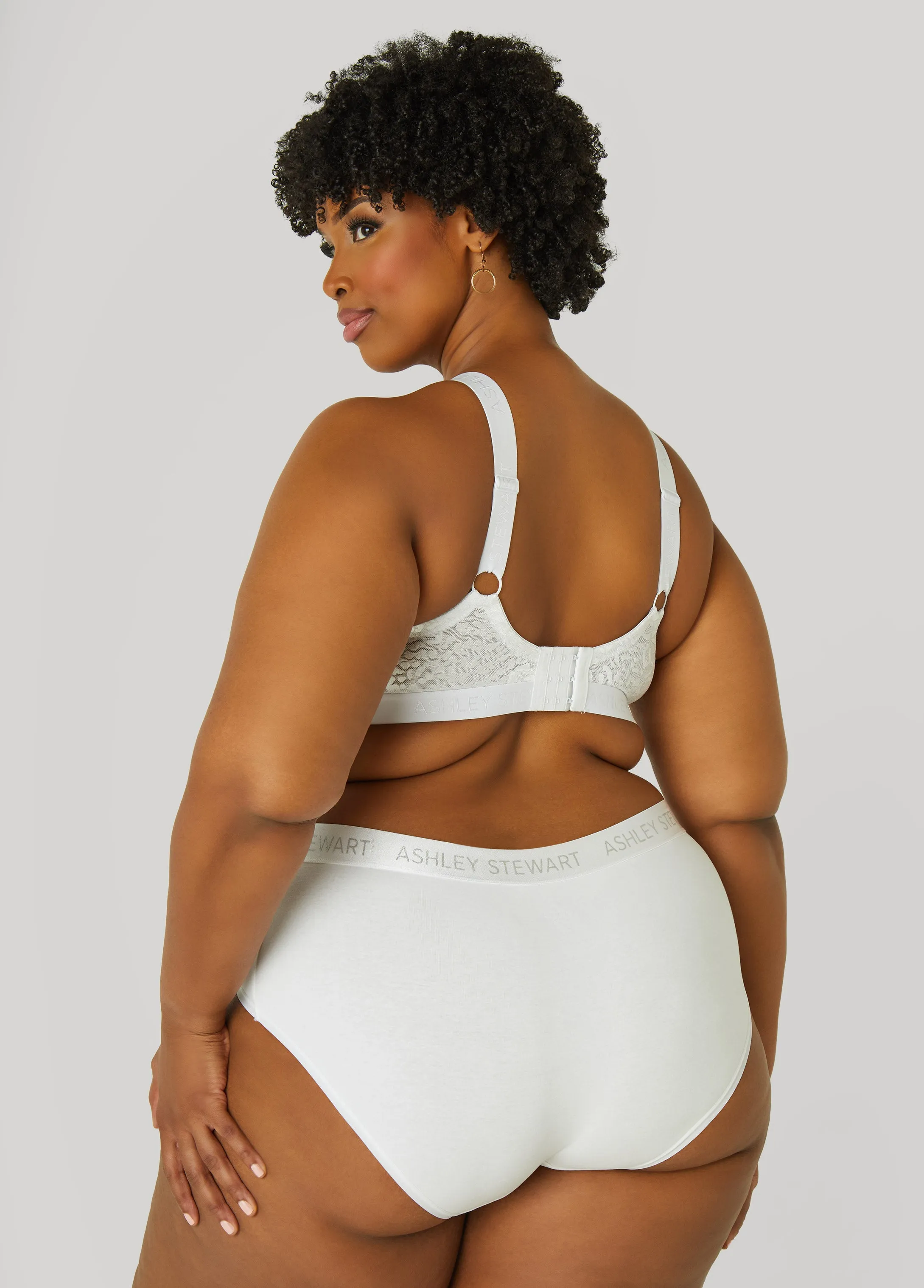 Wireless Leopard Jacquard Bra sold by Ashley Stewart product image thumbnail 2