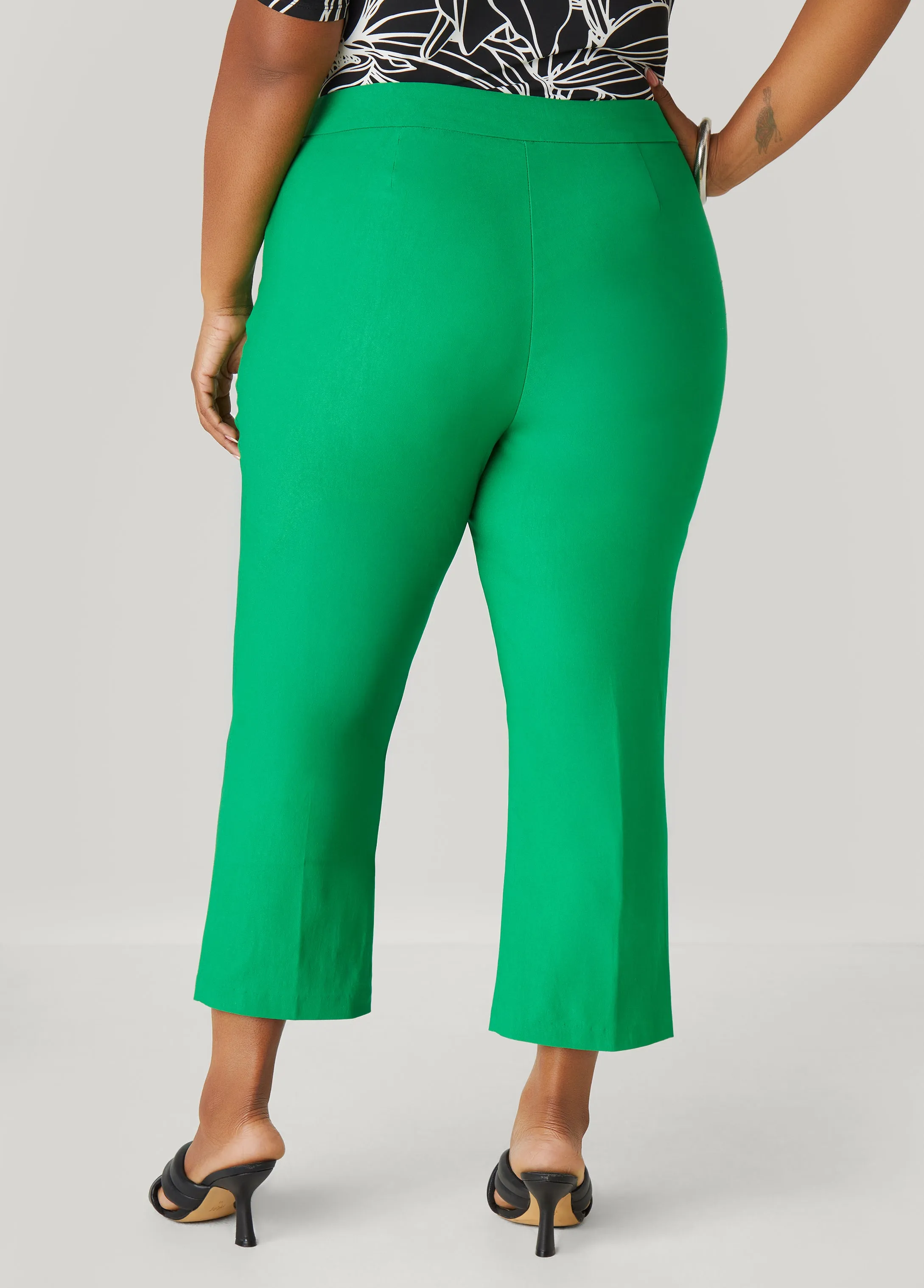 Mid Rise Pull On Capris sold by Ashley Stewart product image thumbnail 5