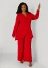 Textured Straight Leg Pants sold by Ashley Stewart