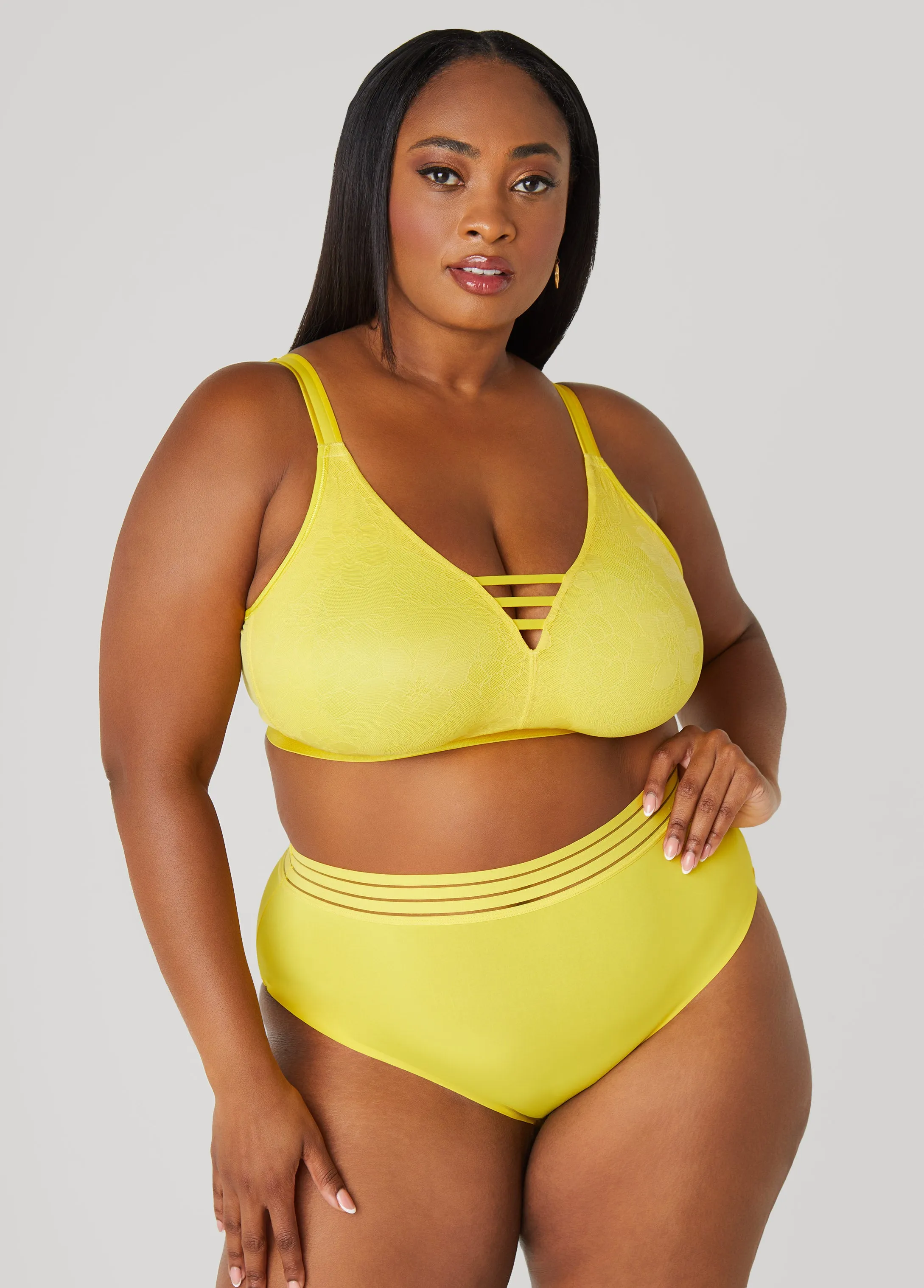 Microfiber Sheer Waist Briefs sold by Ashley Stewart product image thumbnail 4