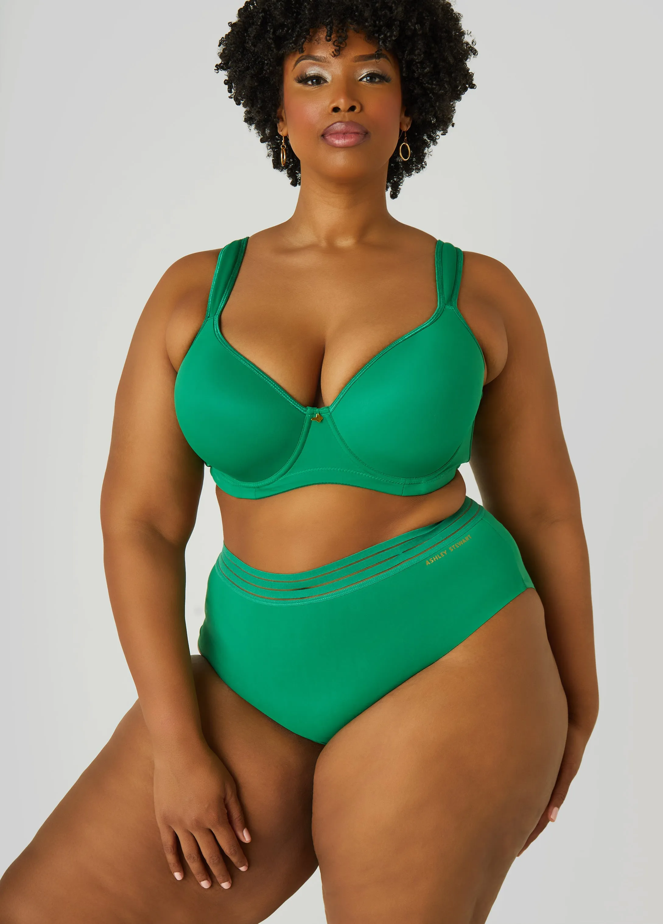 Microfiber Sheer Waist Briefs sold by Ashley Stewart product image thumbnail 3