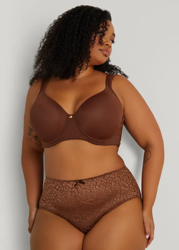 Leopard Mesh Briefs sold by Ashley Stewart