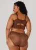 Leopard Mesh Briefs sold by Ashley Stewart