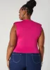 Layered Faux Wrap Top sold by Ashley Stewart
