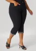 Cuffed Denim Capris sold by Ashley Stewart