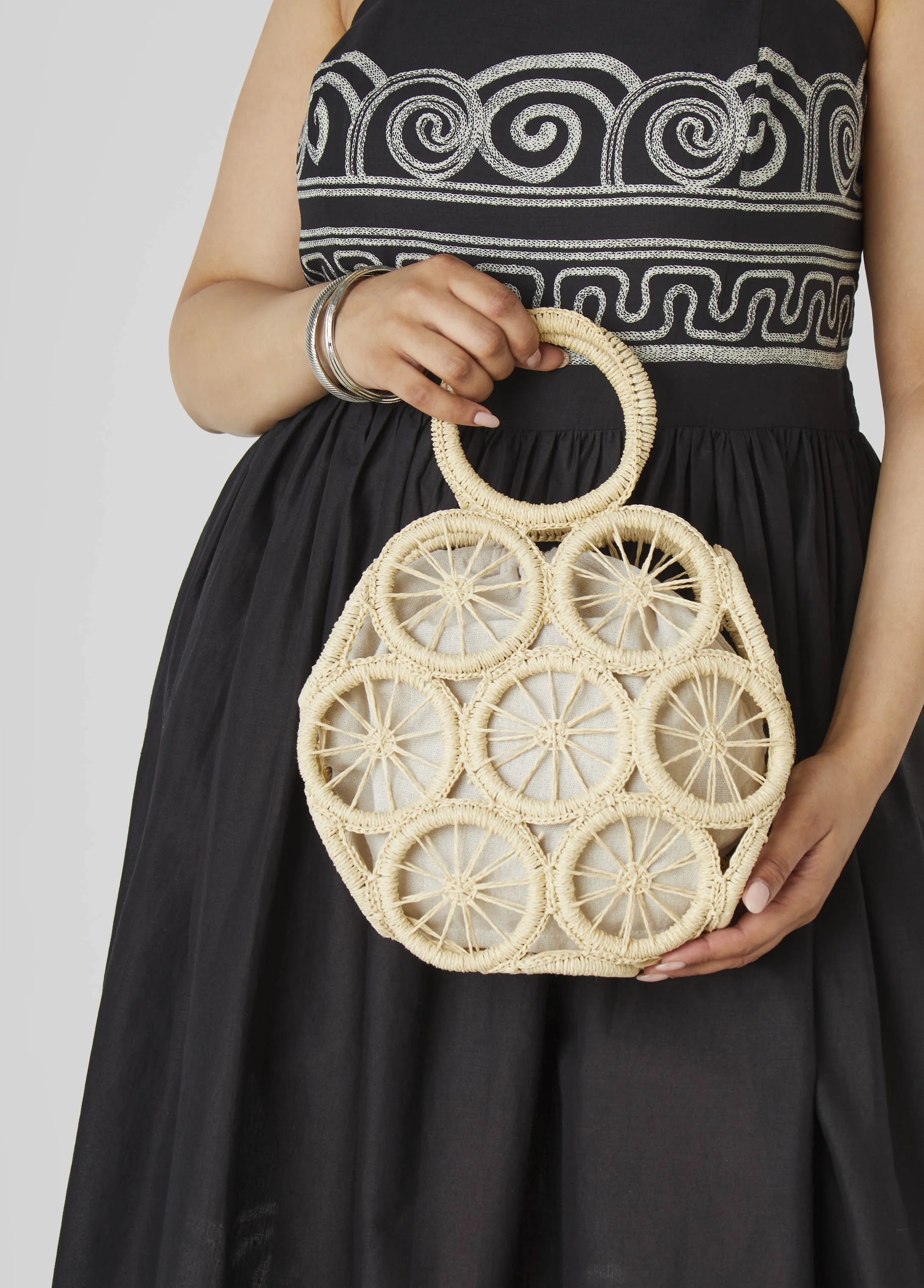 Macrame Bucket Bag sold by Ashley Stewart product image thumbnail 2