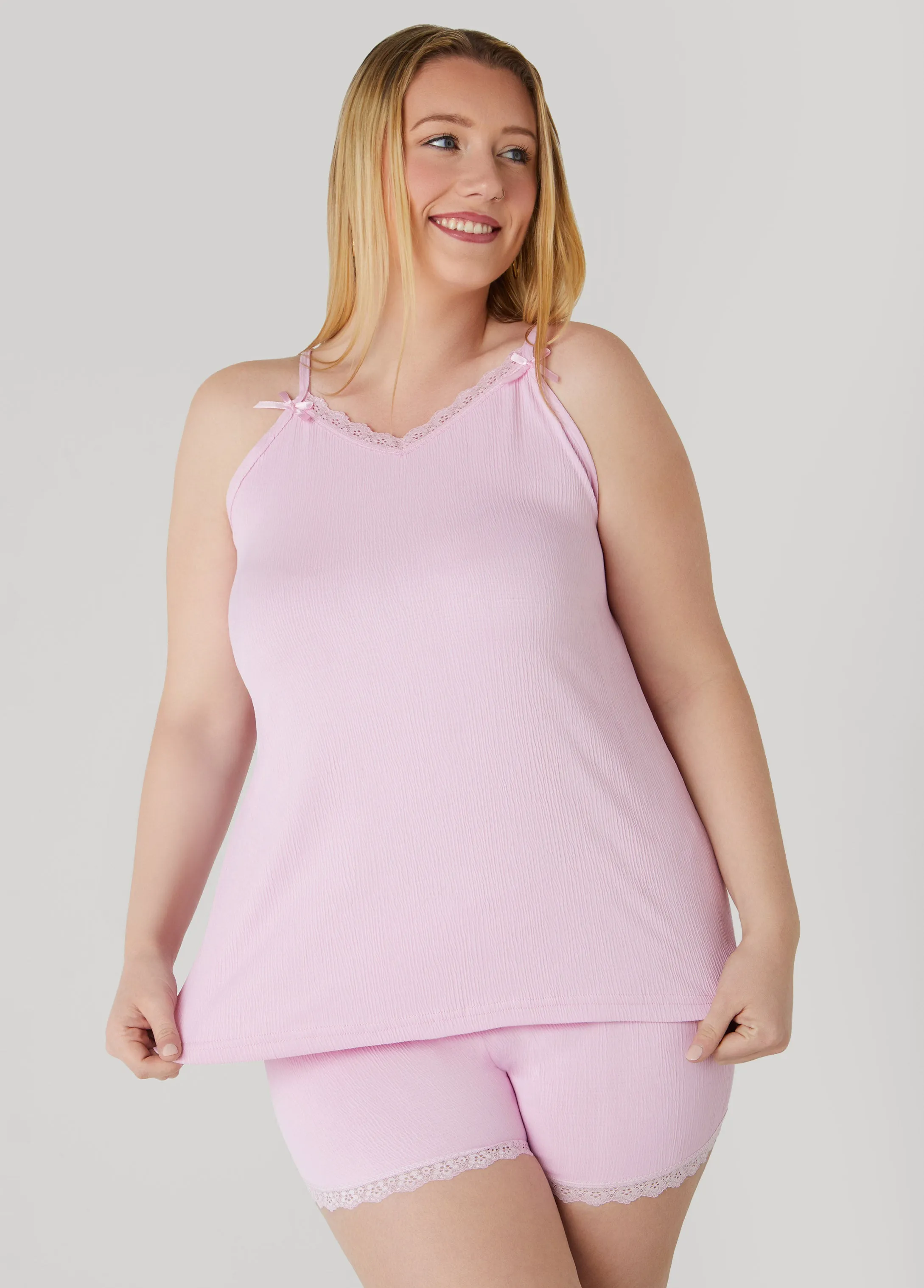 Love To Sleep Shorts PJs Set sold by Ashley Stewart product image thumbnail 5