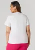 Lipstick Sequined Tee sold by Ashley Stewart