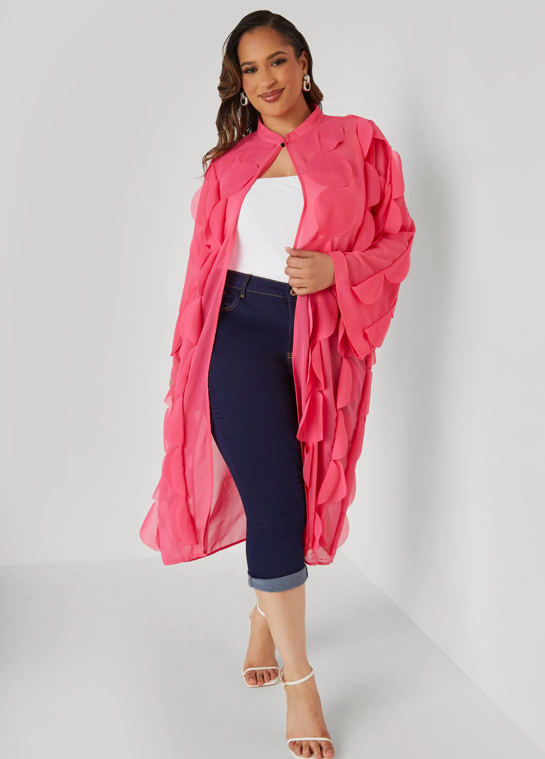 Circle Applique Duster sold by Ashley Stewart product image thumbnail 3