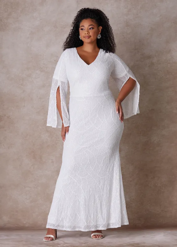 The Cora Wedding Gown sold by Ashley Stewart