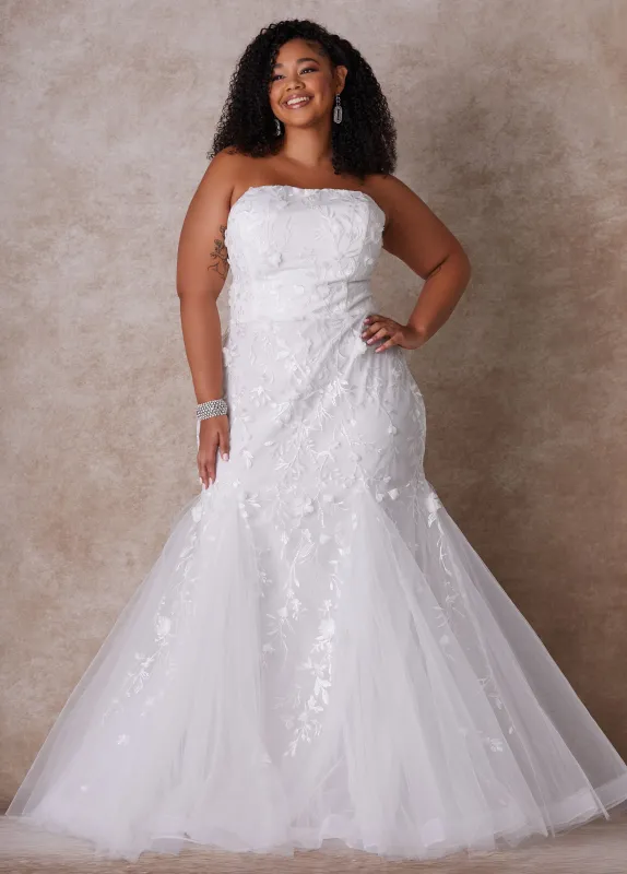 The Rochelle Wedding Gown sold by Ashley Stewart