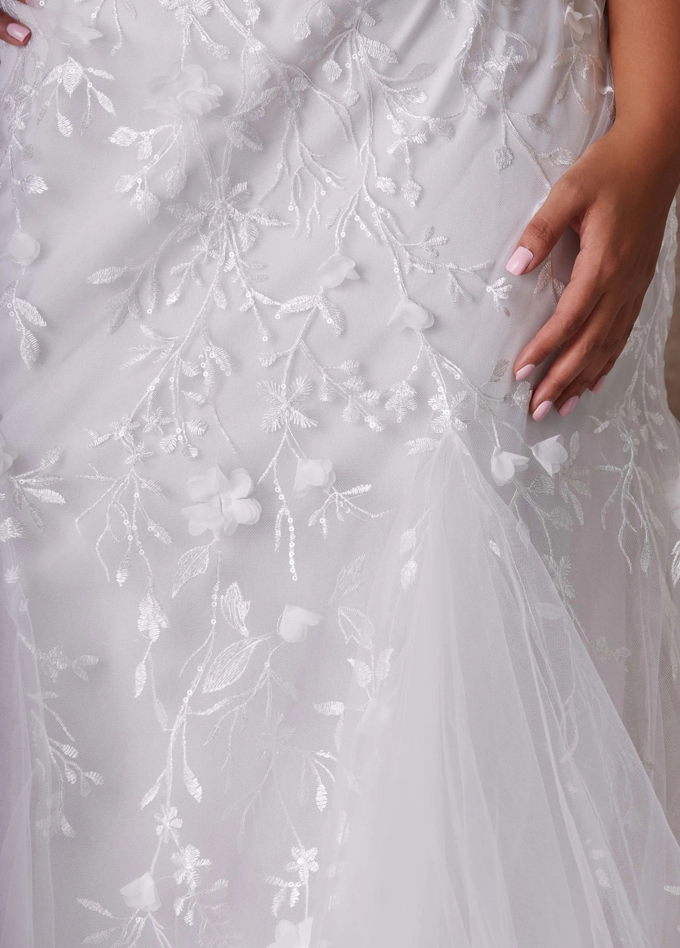 The Rochelle Wedding Gown sold by Ashley Stewart product image thumbnail 5