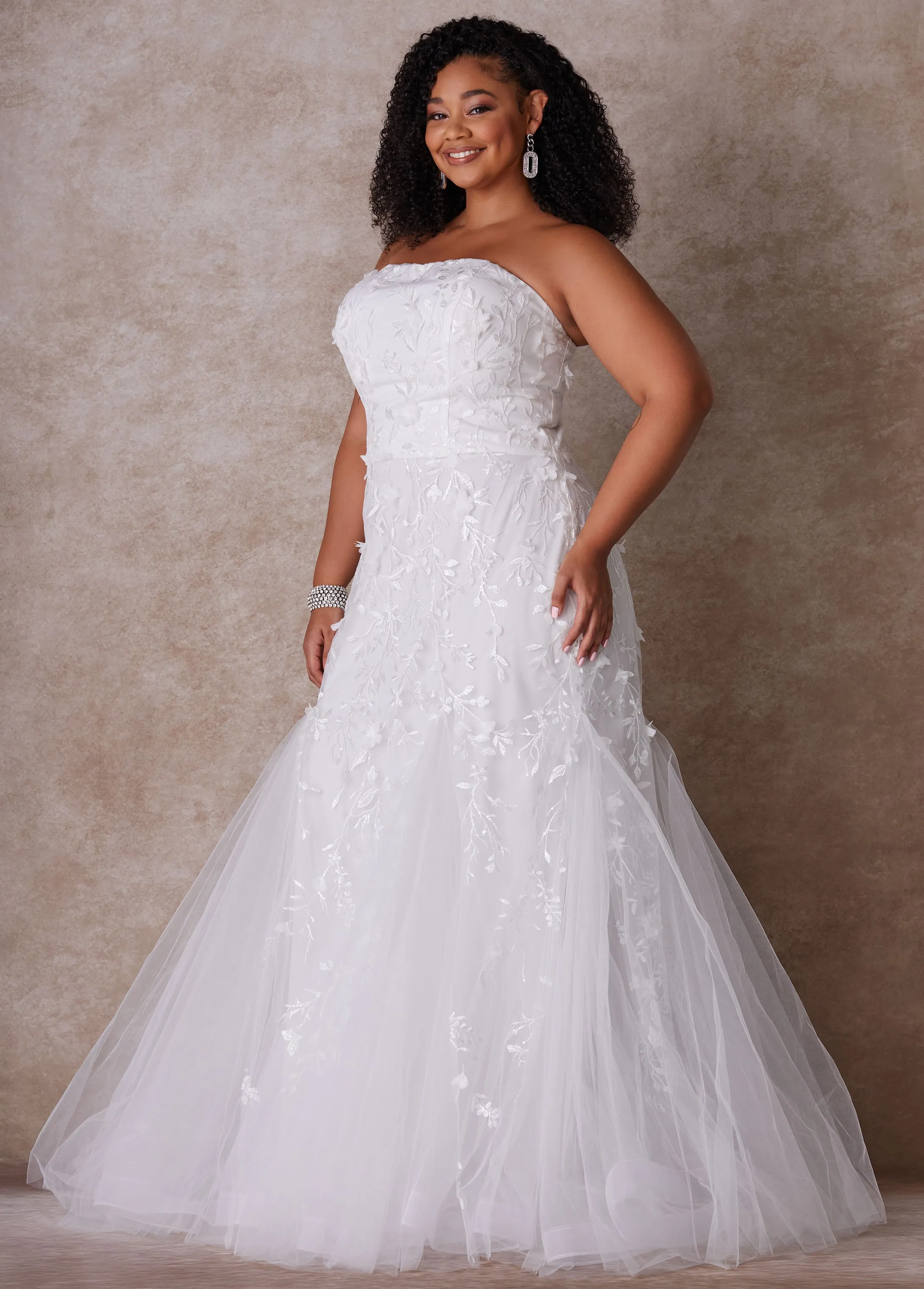 The Rochelle Wedding Gown sold by Ashley Stewart product image thumbnail 3