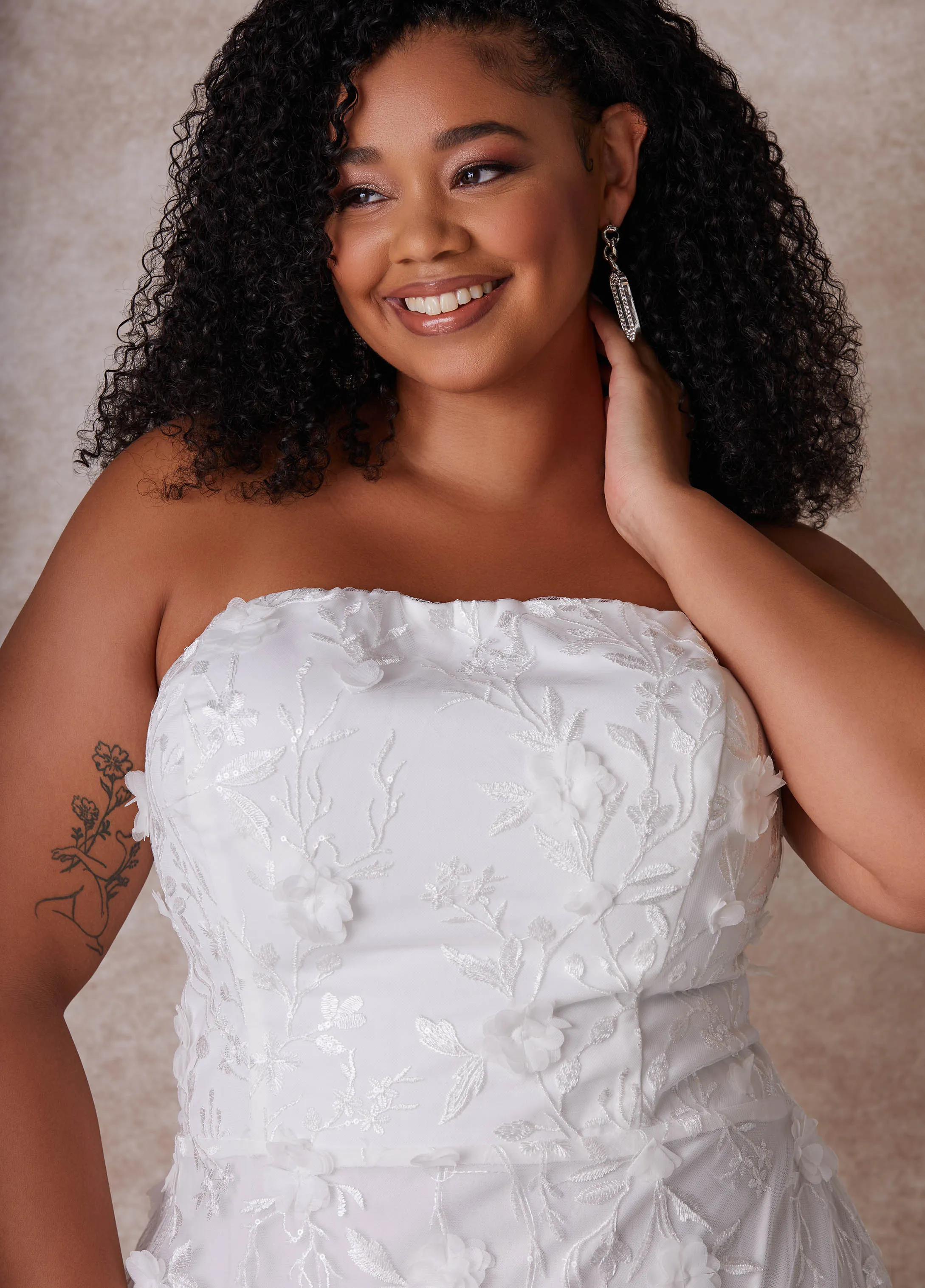 The Rochelle Wedding Gown sold by Ashley Stewart product image thumbnail 4