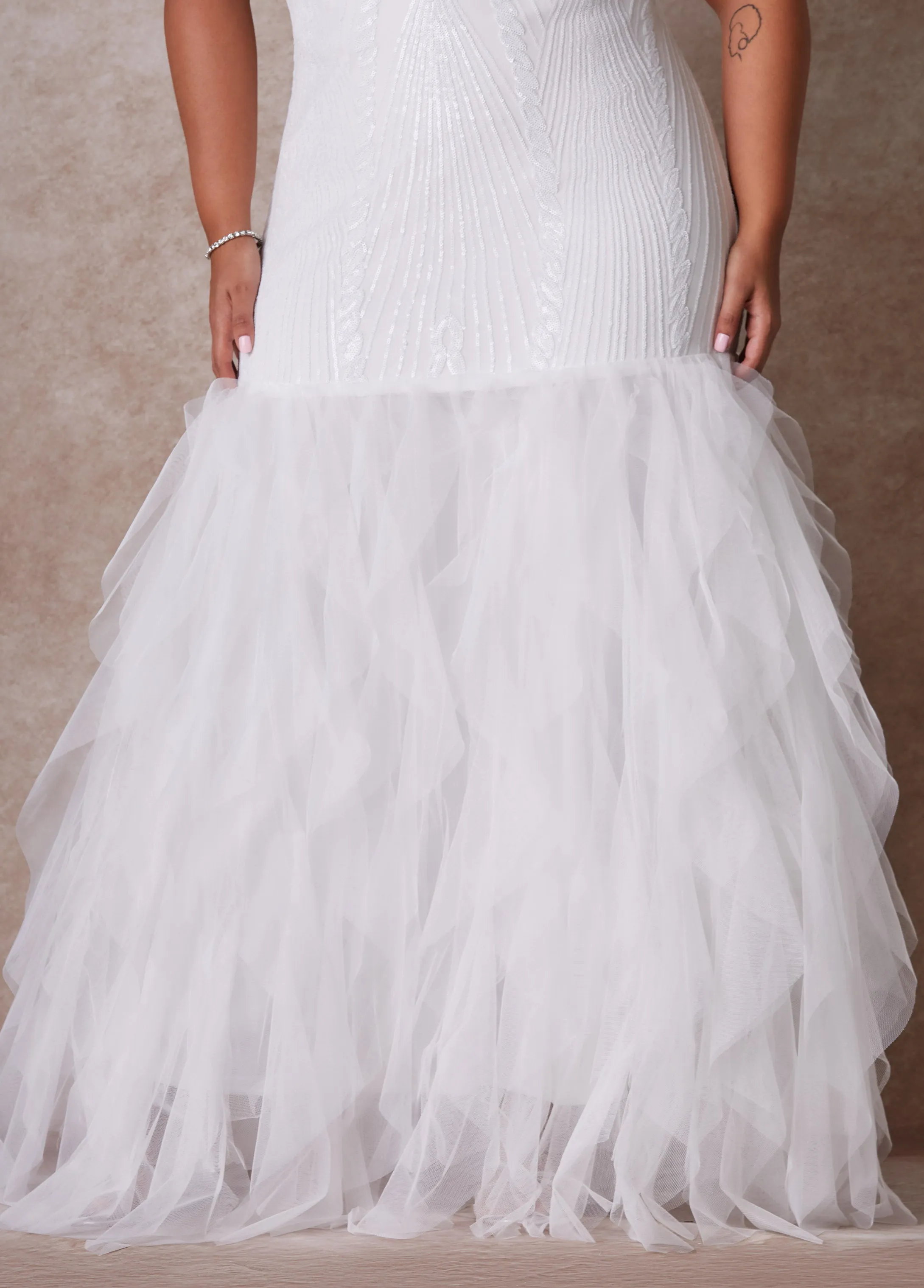 The Brynn Wedding Gown sold by Ashley Stewart product image thumbnail 5