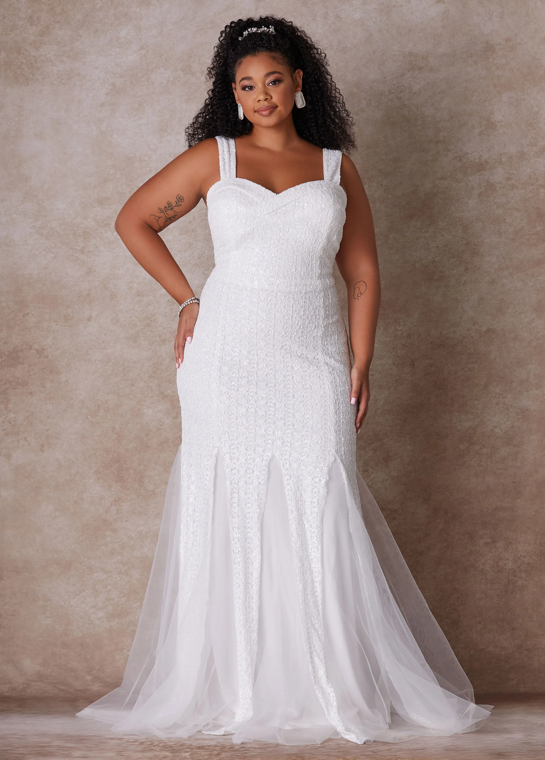 The Shera Wedding Gown sold by Ashley Stewart