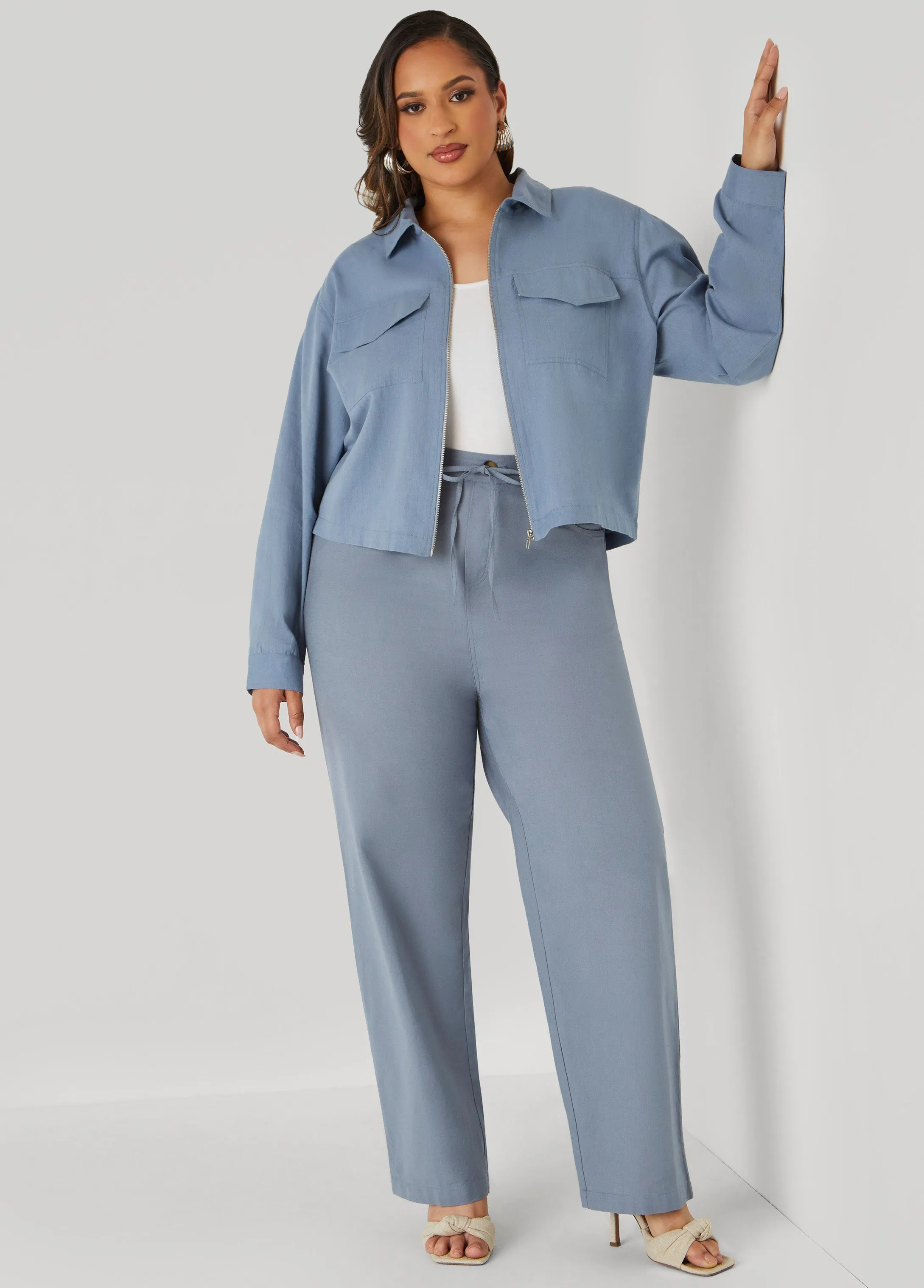 Cotton And Linen Pants sold by Ashley Stewart